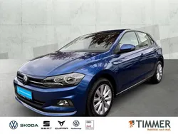 Blau Gebraucht 2021 VW Polo Highline Limousine | 16.660 € (Guter Preis)
