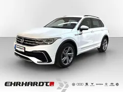 Pure white Gebraucht 2022 VW Tiguan R-line SUV | 31.990 € (Guter Preis)