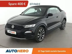 Schwarz Gebraucht 2021 VW T-Roc Cabriolet Style Cabrio | 27.560 € (Fairer Preis)