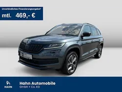 Quarzgrau metallic met. Gebraucht 2021 Skoda Kodiaq SportLine SUV | 36.930 € (Fairer Preis)