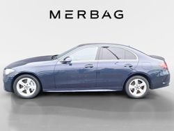 Blau Gebraucht 2022 Mercedes C300e AMG Limousine | 36.980 € (Fairer Preis)