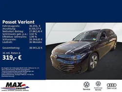 Grenadillschwarz metallic Gebraucht 2025 VW Passat Elegance Kombi | 36.159 € (Superpreis)