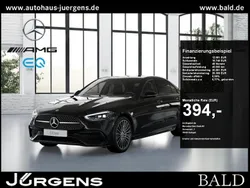 Schwarz black Gebraucht 2024 Mercedes C180 AMG Limousine | 41.870 € (Etwas zu teuer)