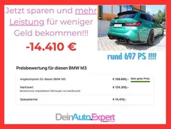 Isle of man gruen metallic Gebraucht 2023 BMW M3 Competition Edition Kombi | 109.890 €