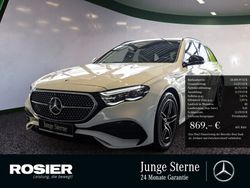 Weiss / opalithweiß (metallic) Gebraucht 2024 Mercedes E220 AMG Kombi | 61.890 €