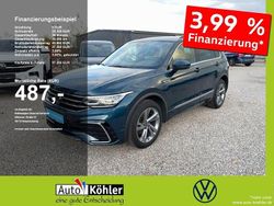 Nightshade blue metallic / gra Gebraucht 2023 VW Tiguan R-line SUV | 37.250 € (Fairer Preis)