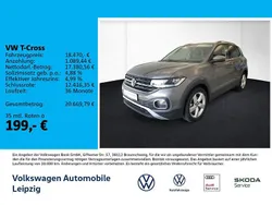 Grau Gebraucht 2021 VW T-Cross Style SUV | 18.470 € (Guter Preis)