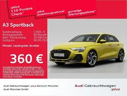 Gelb Gebraucht 2025 Audi A3 Sportback S-Line Limousine | 34.727 € (Guter Preis)