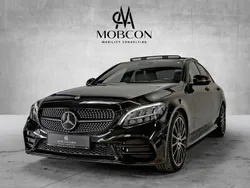 Schwarz Gebraucht 2019 Mercedes C220 AMG line Limousine | 36.900 € (Teuer)