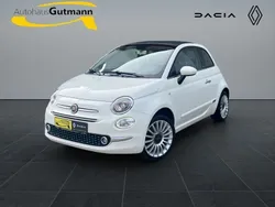 Weiß Gebraucht 2016 Fiat 500 Lounge Cabrio | 9.790 € (Fairer Preis)