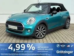 Caribbean aqua metallic Gebraucht 2017 Mini Cooper D Cabriolet Cabrio | 19.999 € (Teuer)