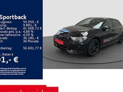 Schwarz Gebraucht 2025 Audi S3 Ambiente Limousine | 50.950 € (Fairer Preis)