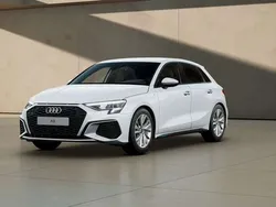 Gletscherweiß metallic Gebraucht 2024 Audi A3 Sportback S-Line Limousine | 34.990 € (Guter Preis)