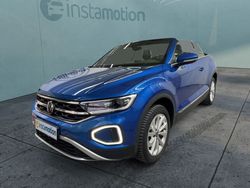 Blau Gebraucht 2023 VW T-Roc Cabriolet Style Cabrio | 34.955 € (Etwas zu teuer)