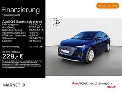 Navarrablau metallic Gebraucht 2022 Audi Q4 Sportback e-tron Advanced SUV | 29.890 € (Superpreis)