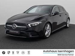 Kosmosschwarz schwarz Gebraucht 2018 Mercedes A250 AMG line Limousine | 19.499 € (Superpreis)