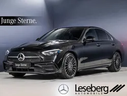 Obsidianschwarz Gebraucht 2024 Mercedes C300 AMG Limousine | 49.820 € (Fairer Preis)