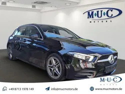 Schwarz Gebraucht 2020 Mercedes A220 AMG line Limousine | 26.890 € (Fairer Preis)
