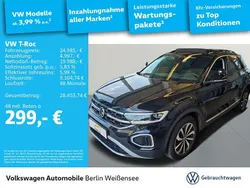 Schwarz Gebraucht 2023 VW T-Roc Style SUV | 24.985 € (Fairer Preis)
