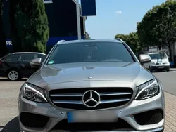 Silber Gebraucht 2015 Mercedes C220 AMG line Kombi | 17.999 € (Teuer)