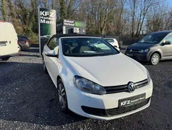 Weiß Gebraucht 2013 VW Golf Cabriolet Basis Cabrio | 9.490 € (Fairer Preis)