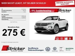Pure white uni / schwarz Neu 2025 VW T-Roc Cabriolet Style Cabrio | 33.790 € (Fairer Preis)