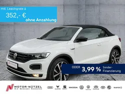 Pure white Gebraucht 2021 VW T-Roc Cabriolet R-line Cabrio | 27.430 € (Fairer Preis)