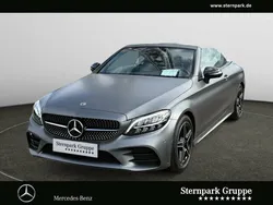 Grau Gebraucht 2019 Mercedes C200 AMG line Cabrio | 36.890 € (Etwas zu teuer)