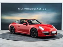 Rot Gebraucht 2015 Porsche 911 Targa 4S Cabrio | 117.911 € (Etwas zu teuer)