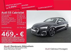 Mythosschwarz metallic/verdeck Gebraucht 2022 Audi S5 Cabriolet Sport Cabrio | 52.459 € (Fairer Preis)
