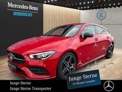 Rot Gebraucht 2019 Mercedes CLA220 Shooting Brake AMG Kombi | 27.990 € (Teuer)