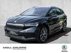 Blackmagic perleffekt (metallic) Gebraucht 2022 Skoda Enyaq iV SportLine SUV | 38.280 € (Fairer Preis)