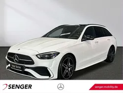 Weiß Gebraucht 2025 Mercedes C200 AMG line Kombi | 51.380 €