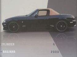 Schwarz Gebraucht 2000 Mazda MX5 Cabrio | 13.333 €