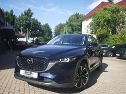 Deep crystal blue Gebraucht 2024 Mazda CX-5 Exclusive-Line SUV | 35.950 € (Fairer Preis)
