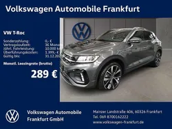 Grau Neu 2025 VW T-Roc R-line SUV | 43.585 € (Teuer)