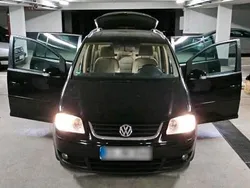 Schwarz Gebraucht 2005 VW Touran Highline Van / Kleinbus | 1.600 € (Superpreis)