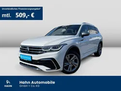 Pure white Gebraucht 2022 VW Tiguan Allspace R-line SUV | 37.430 € (Guter Preis)