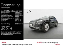 Mythosschwarz metallic Gebraucht 2022 Audi Q4 e-tron SUV | 29.890 € (Guter Preis)