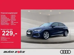 Blau Gebraucht 2021 Audi A3 Sportback e-tron S-Line Limousine | 26.473 € (Guter Preis)