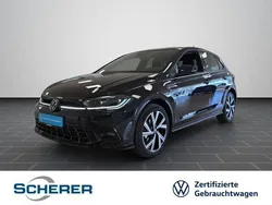 Deep black perleffekt (metallic) Gebraucht 2024 VW Polo R-line Limousine | 24.800 € (Fairer Preis)