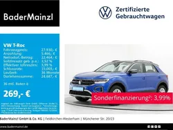 Blau Gebraucht 2024 VW T-Roc Life SUV | 27.930 € (Guter Preis)
