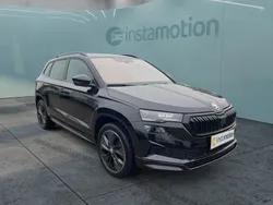 Schwarz Gebraucht 2024 Skoda Karoq SportLine SUV | 34.163 € (Guter Preis)