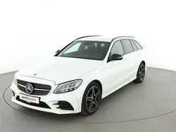 Weiß Gebraucht 2021 Mercedes C180 AMG line Kombi | 30.410 € (Fairer Preis)