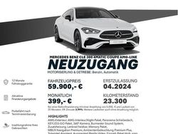 Opalithweiss metalliclack Gebraucht 2024 Mercedes CLE300 AMG line Coupé | 59.900 € (Fairer Preis)
