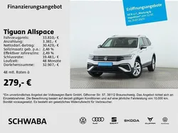 Pure white Gebraucht 2024 VW Tiguan Allspace Life SUV | 33.810 € (Guter Preis)