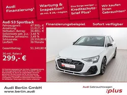 Gletscherweiß metallic Gebraucht 2024 Audi S3 Ambiente Limousine | 47.900 € (Fairer Preis)