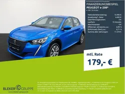 Blau Gebraucht 2021 Peugeot e-208 Active Kleinwagen | 14.290 € (Guter Preis)