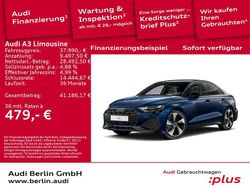 Ascariblau metallic Gebraucht 2024 Audi A3 S-Line Limousine | 37.800 € (Fairer Preis)