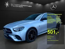 Silber Gebraucht 2023 Mercedes E220 AMG Limousine | 46.470 € (Etwas zu teuer)